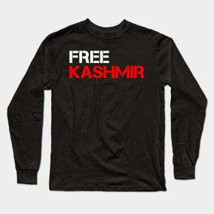 Free Kashmir From India For Kashmiris And Muslims Long Sleeve T-Shirt